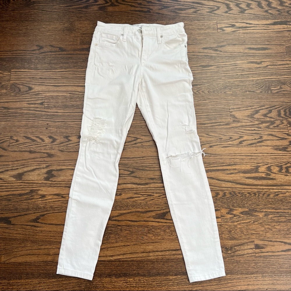 destroyed white joe’s skinny jeans